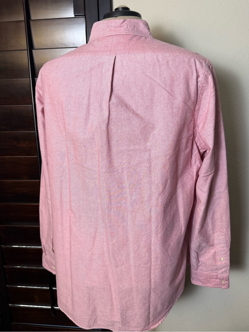 Polo Ralph Lauren Men's XL Pink Oxford Varsity P Patch Button-Down Shirt - Picture 3 of 7